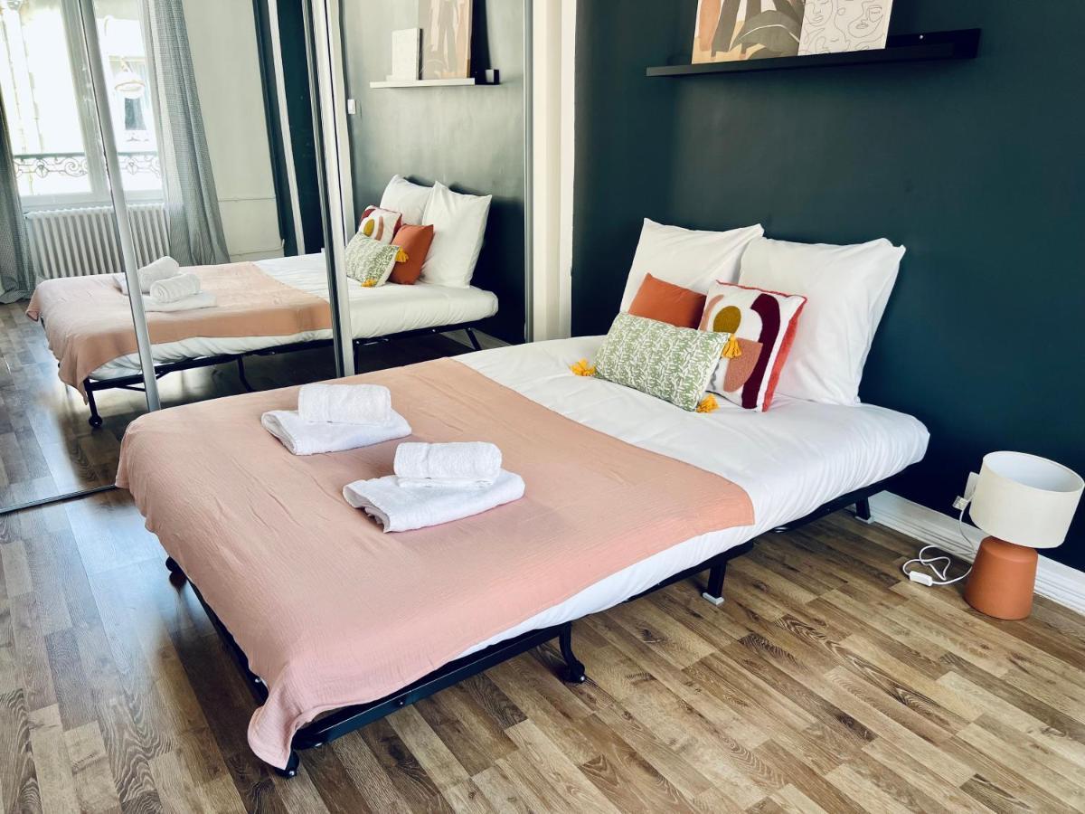 "Le General" Appartement Prestige Proche Gare, Haut-De-Gamme, Avec Billard Et Parking Prive, By Primo C0Nciergerie เนอแวร์ ภายนอก รูปภาพ
